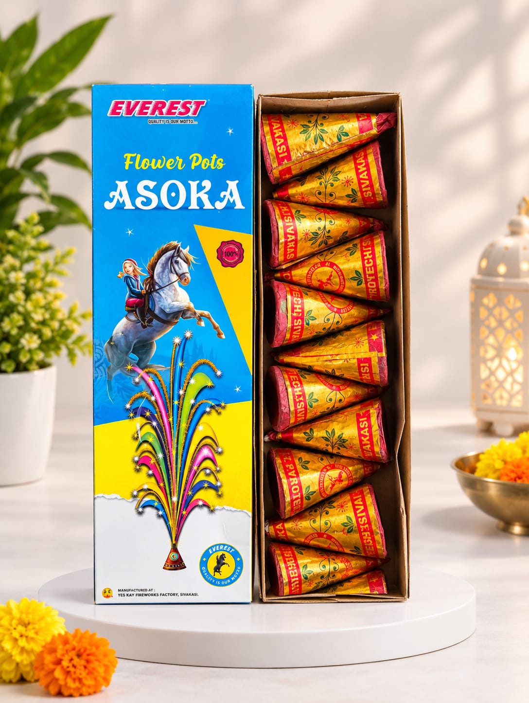 FLOWER POTS ASOKA (10 PCS)